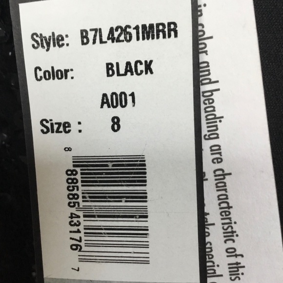 Parker Black Cold Shoulder Little Black Dress Sz 8 - Picture 11 of 16